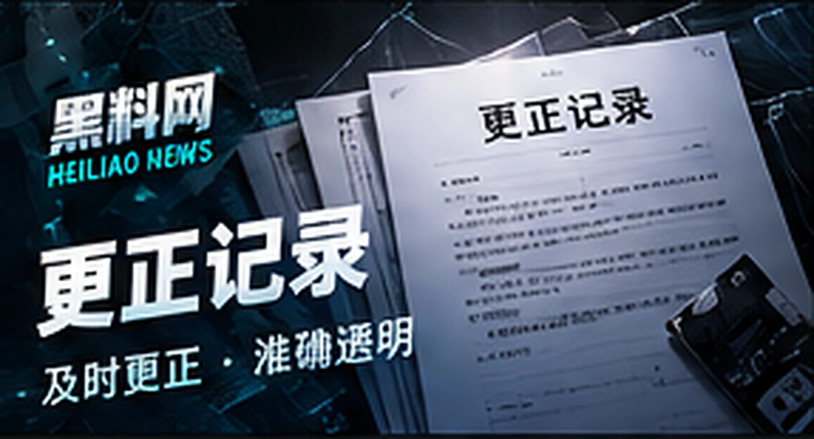 内容修订栏目概念配图